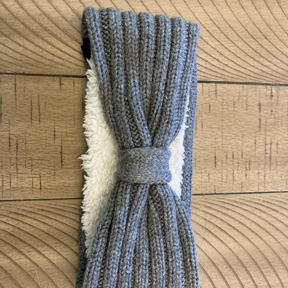 Gray Knitted Women’s Headband